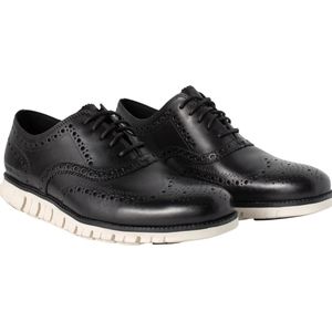 Cole Haan ZeroGrand Mens 10.5 M Black Leather Wingtip Oxford Casual Shoes C20720
